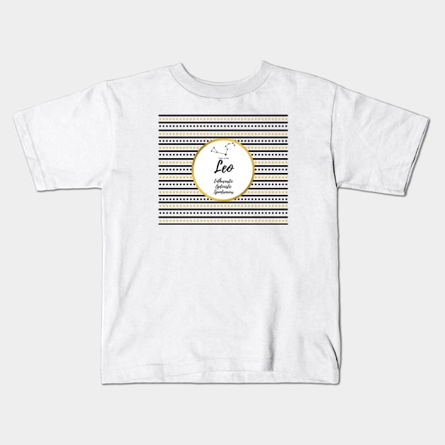 Zodiac Constellation | Leo Kids T-Shirt by Unpossible Tees